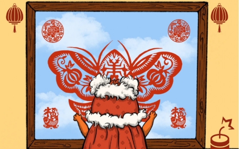 年味漸濃時(shí) - 臘月廿八，貼窗花